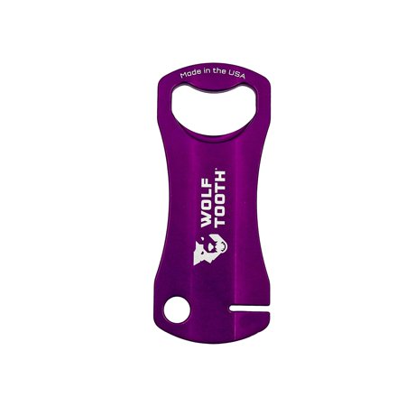 Wolf Tooth Components, Bottle Opener with Rotor Truing Tool, Purple