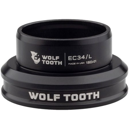 Wolf Tooth Components, Premium, Headset, Lower, EC34/30, 37g, Black