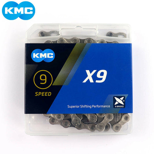 KMC X9 CHAIN 9SP SIL/GRY