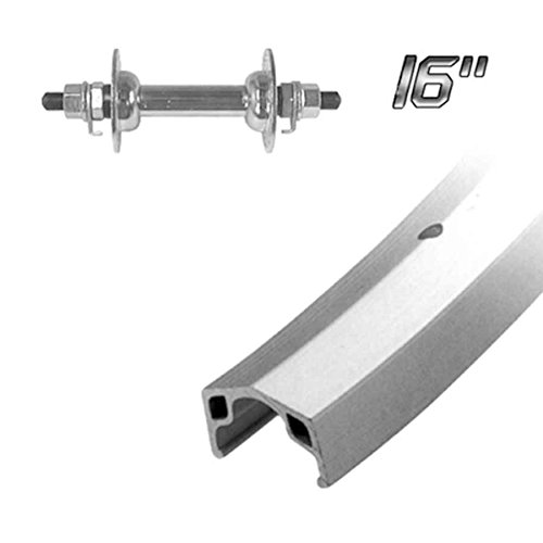 Wheel Shop, Alex C1000 Silver/ KT-104F, Wheel, Front, 16'' / 305, Holes: 28, Bolt-on, 100mm, Rim