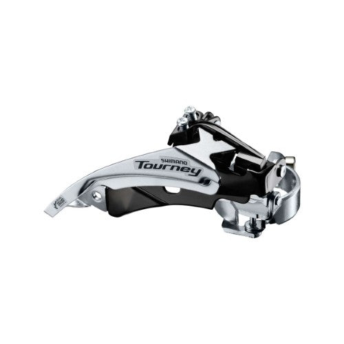 FRONT DERAILLEUR, FD-TY510-TS3, TOURNEY, TOP-SWING, DUAL-PULL, FOR REAR 6/7-SPEED,BAND TYPE 34.9MM(W/S & M ADAPTER),CS ANGLE:63-66, FOR 48T,CL:47.5/50MM