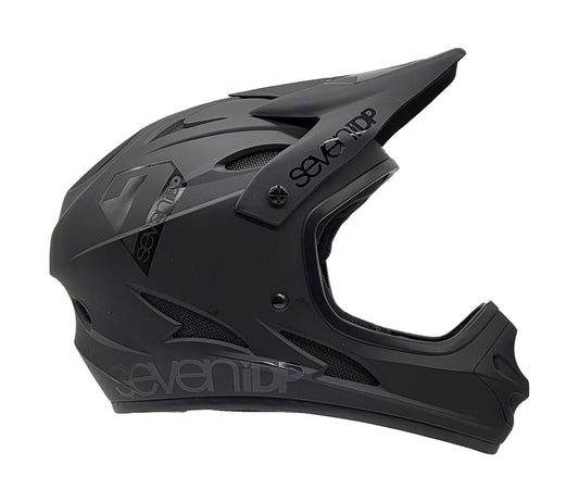 7iDP, M1, Full Face Helmet, Matt Black/Gloss Black, L, 59 - 60cm