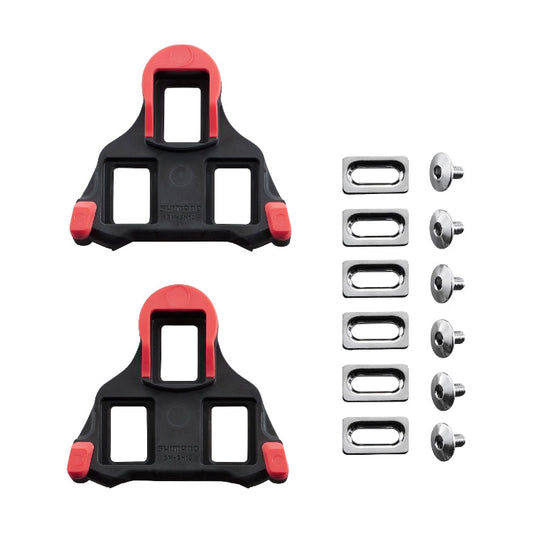 SM-SH10 SPD-SL CLEAT SET, 0 DEGREE FLOAT -RED
