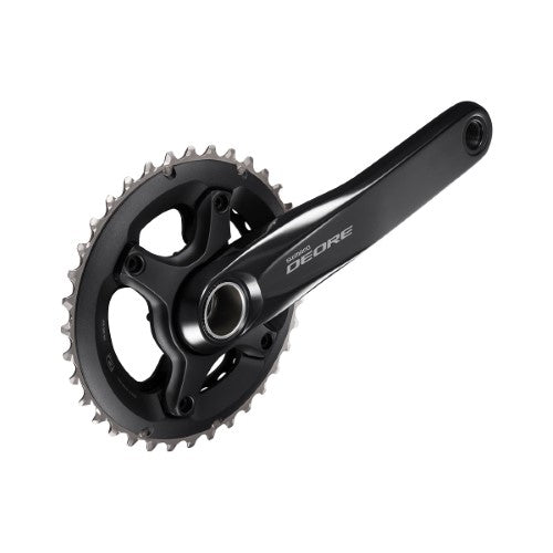 Shimano, Deore FC-M6000, Crankset, 10 sp., 24mm, 26/36T, BCD:64/96, Hollowtech II, 175mm, Black
