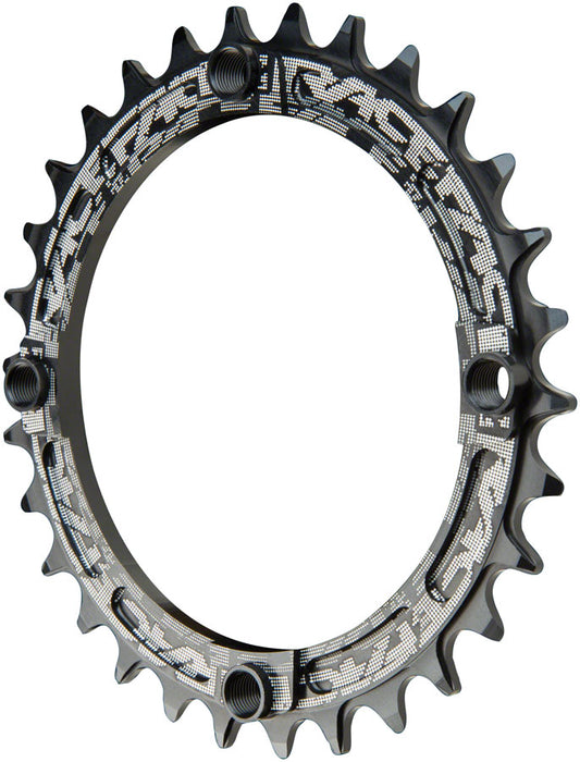 CHAINRING,NARROW WIDE,104X30,BLK,10-12S