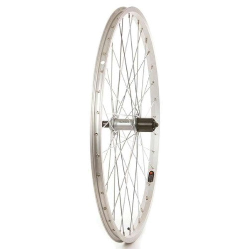 Wheel Shop, Alex C1000 Silver/ Shimano Acera FH-T3000, Wheel, Rear, 26'' / 559, Holes: 36, QR, 135mm, Rim, Shimano HG
