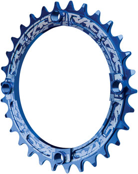CHAINRING,NARROW WIDE,104X32,BLU,10-12S