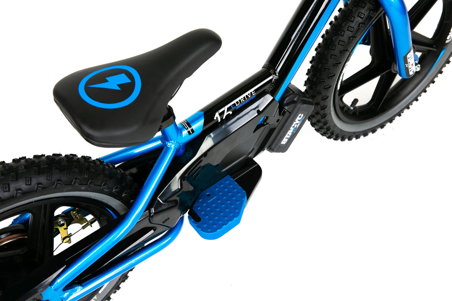 EXTENDED FOOTREST - CYAN ANODIZED