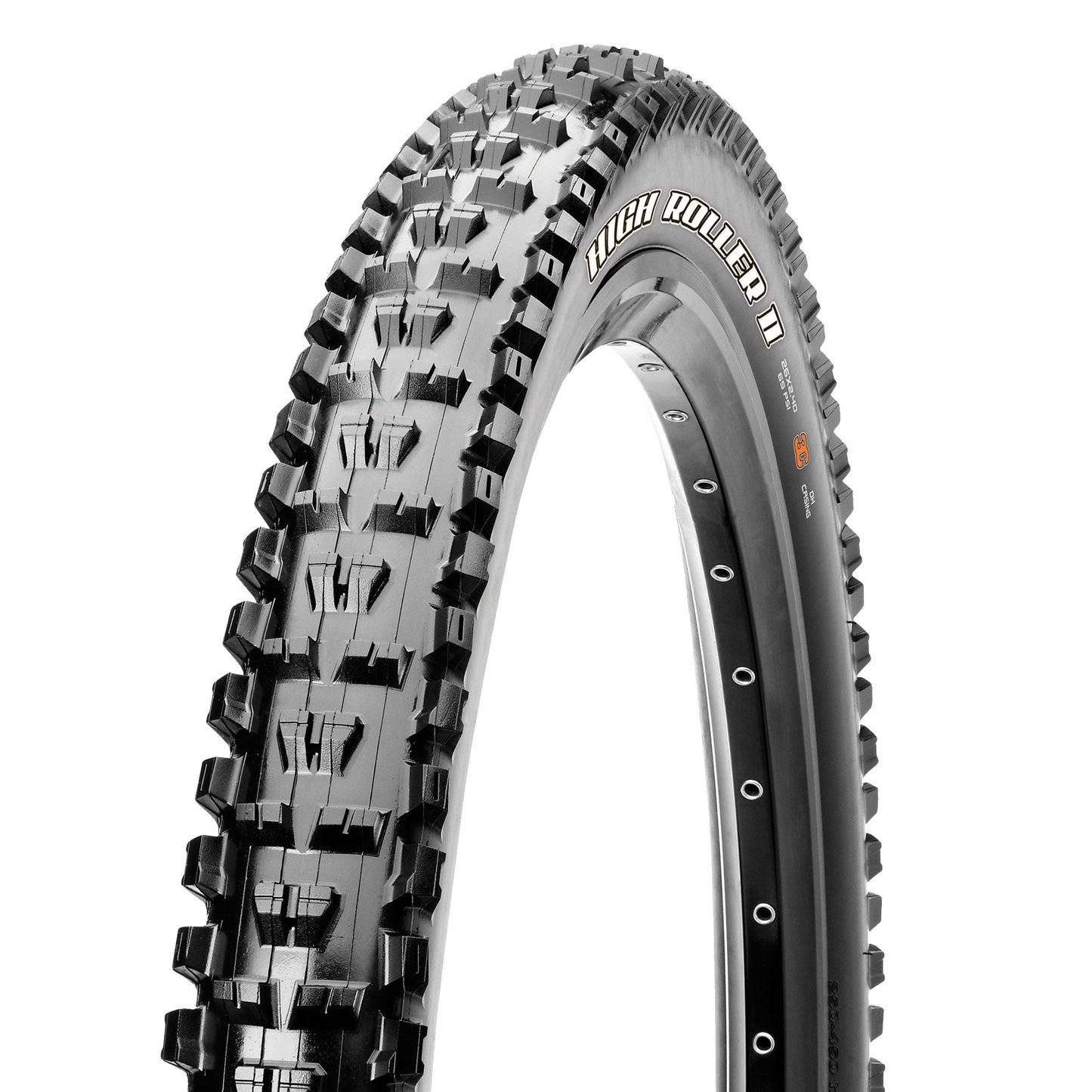 Maxxis, High Roller II, Tire, 29''x2.30, Folding, Tubeless Ready, Dual, EXO, 60TPI, Black