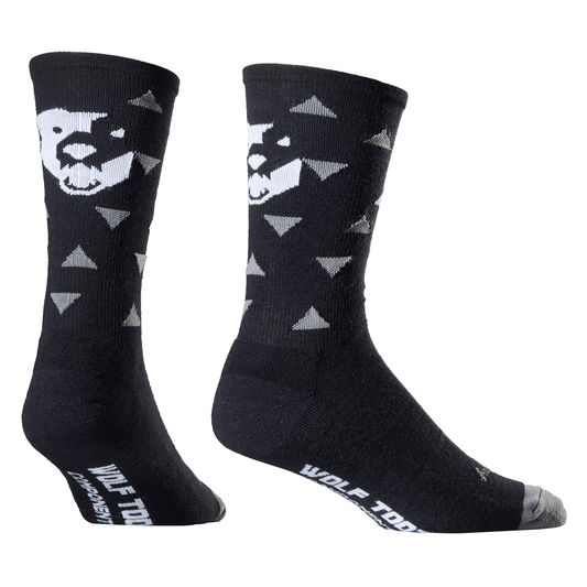 Wolf Tooth Components Wooligan Socks Pr Blk LXL