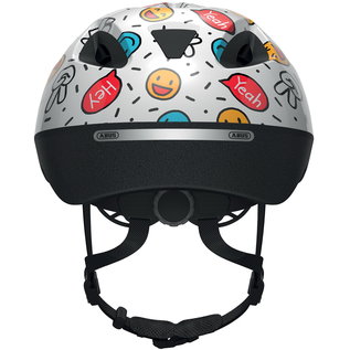 Abus, Smooty 2.0, Helmet, White Smiley, S, 45 - 50cm