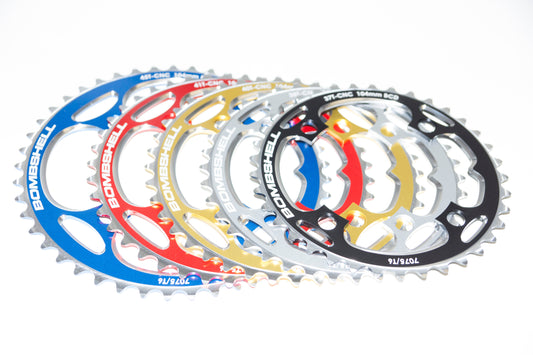 Bombshell Chainring 4 Bolt Black 37T